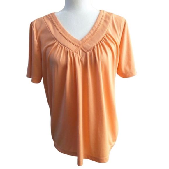 BLAIR light orange top - Picture 1 of 6